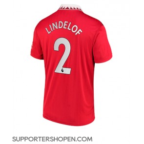 Manchester United Victor Lindelof #2 Hemma Matchtröja 2022-23 Kortärmad
